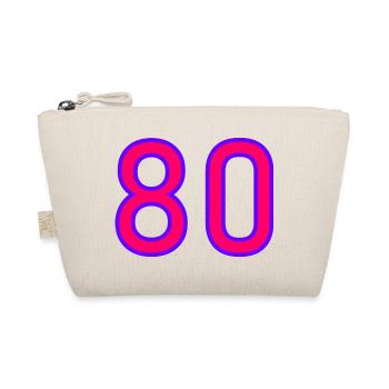 80. 80 YEARS. 80th ANNIVERSARY. 80 YEARS ANNIVERSARY. - Organic Pouch - nature - Front