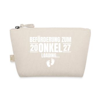 Beförderung zum Onkel 2027 Loading - Bio-Täschchen - Natur - Vorne
