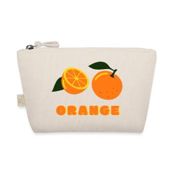 Orange Summer Vibes Fruit Design - Bio-Täschchen - Natur - Vorne