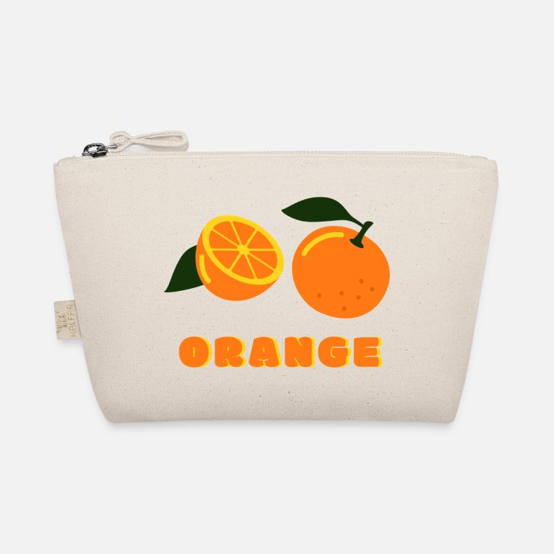 Orange Summer Vibes Fruit Design Bio-Täschchen