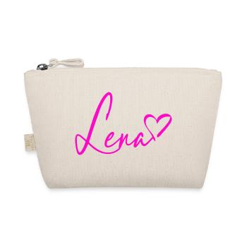 Signature Lena Rose Néon - Trousse biologique - nature - Devant