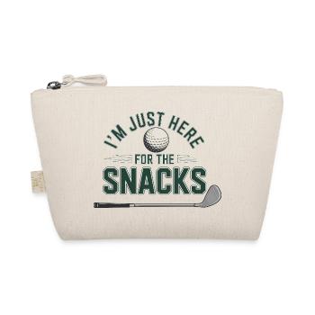 Ich bin hier nur für Snacks - Bio-Täschchen - Natur - Vorne