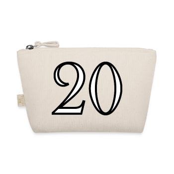 20. 20th ANNIVERSARY. 20 YEARS ANNIVERSARY. 20 YEARS. - Organic Pouch - nature - Front