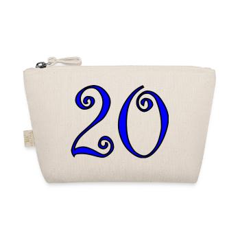 20. 20e ANNIVERSAIRE. ANNIVERSAIRE 20 ANS. 20 ANS. - Trousse biologique - nature - Devant