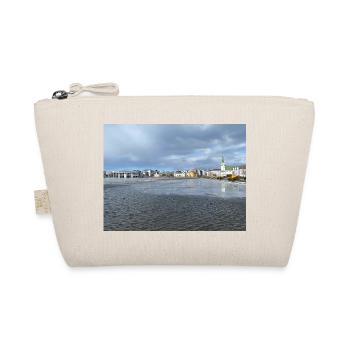 Winterpanorama von Reykjavik - Bio-Täschchen - Natur - Vorne