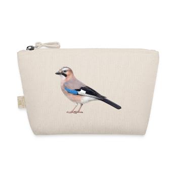 Realistic jay - Organic Pouch - nature - Front