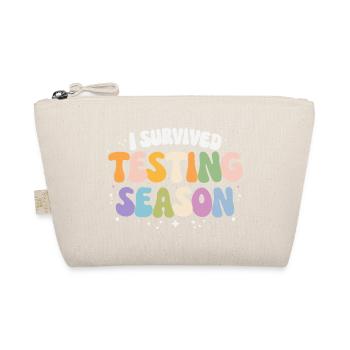 I survived the exam phase School Humor - Organic Pouch - nature - Front