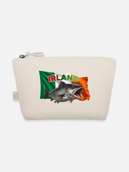 Forellen Angeln Irland - Fisch Motiv - Bio-Täschchen - Natur