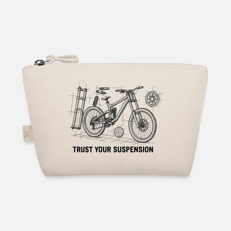Trust Your Suspension - DH Bike Exploded View Organic Pouch