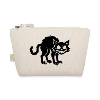 Chat noir en colère - Trousse biologique - nature - Devant