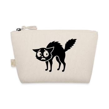 Frightened cat - Organic Pouch - nature - Front