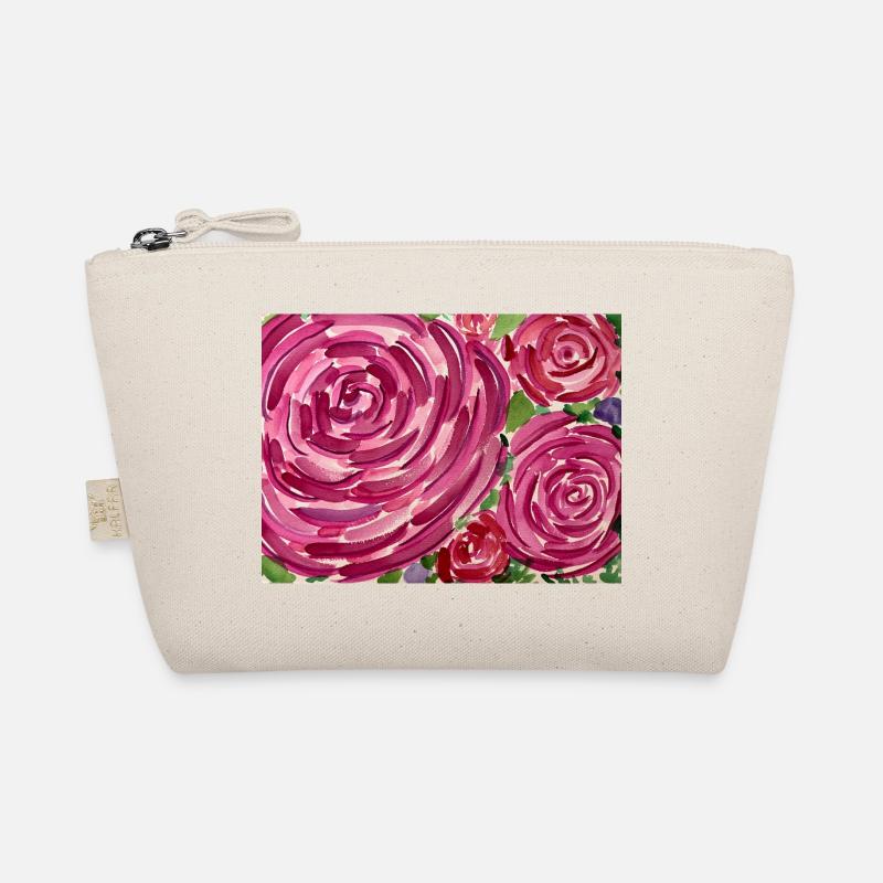 Aquarelle rose - Trousse biologique - nature