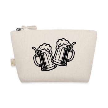 Bier Prost Symbol - Bio-Täschchen - Natur - Vorne