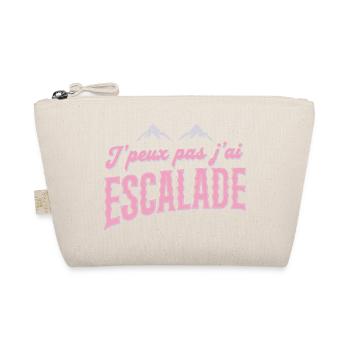Escalade Rose Retro J'peux pas - Trousse biologique - nature - Devant