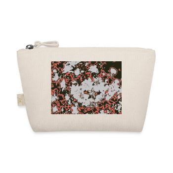 Red Nebula Abstract Pattern - Organic Pouch - nature - Front