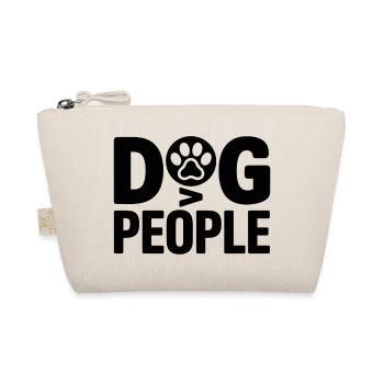 Paw Logo Dog People Typo - Organic Pouch - nature - Front