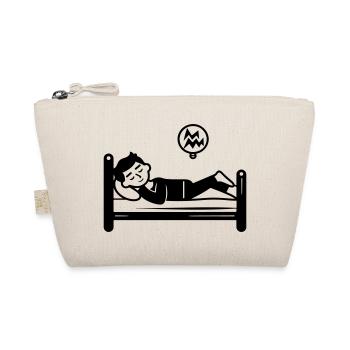 Schlafen Bett - Bio-Täschchen - Natur - Vorne