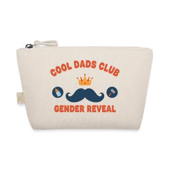 Gender Reveal Cool Dads Club Baby Shower Dad - Organic Pouch - nature - Front