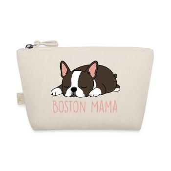 Boston Mama Boston Terrier Amoureuse des mamans de chien - Trousse biologique - nature - Devant