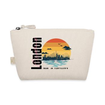 London Silhouette Vintage Sunset - Trousse biologique - nature - Devant