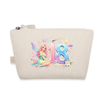 Elfe du 18e anniversaire – Imprimé promotionnel rétro pastel - Trousse biologique - nature - Devant