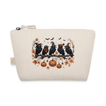 Halloween Ravens Automne Citrouille - Trousse biologique - nature - Devant