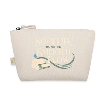 Lymphsystem Lymphdrainage Wellness Geschenk - Bio-Täschchen - Natur - Vorne