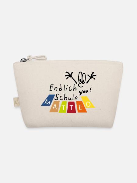 Endlich Schule Matteo - Bio-Täschchen - Natur