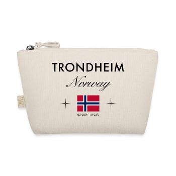 Coordonnées de Trondheim Souvenir de voyage - Trousse biologique - nature - Devant