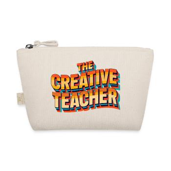 Kreative Lehrerin Teacher Bunt Geschenk - Bio-Täschchen - Natur - Vorne