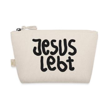 Jesus Left Typografie - Bio-Täschchen - Natur - Vorne