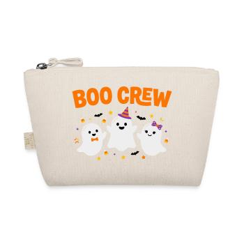 Boo Crew Halloween Drei Geister - Bio-Täschchen - Natur - Vorne