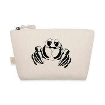 Retro tattoo style Spinne - Bio-Täschchen - Natur - Vorne