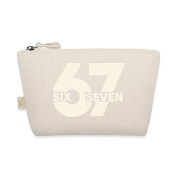 67 Six Seven – Urban Typografie - Bio-Täschchen - Natur - Vorne