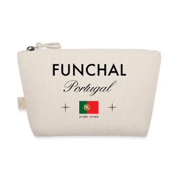 Funchal Portugal Koordinaten Reise Souvenir - Bio-Täschchen - Natur - Vorne
