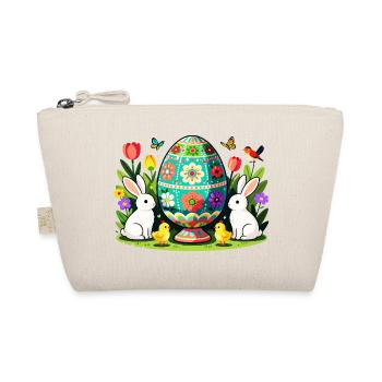 Easter Floral Egg Parade - Organic Pouch - nature - Front