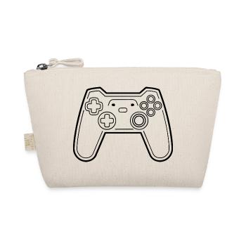 Game Controller Line Art - Organic Pouch - nature - Front