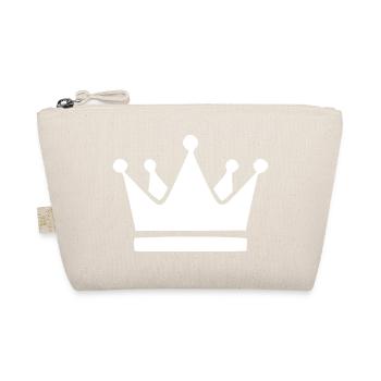 Crown White Birthday Gift Birthday Gifts - Organic Pouch - nature - Front