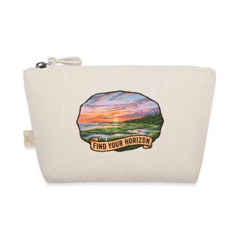 Paysage pittoresque avec coucher de soleil et ruban - Trousse biologique - nature - Devant