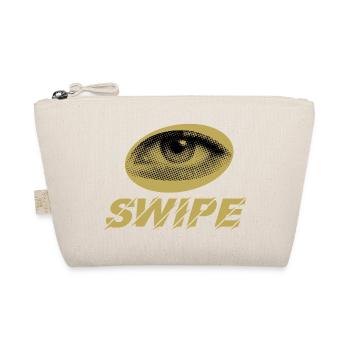 Golden Eye Halftone Swipe - Organic Pouch - nature - Front