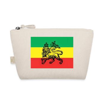 Haile Selassie I Jah Rastafari Rasta Reggae Roots - Organic Pouch - nature - Front