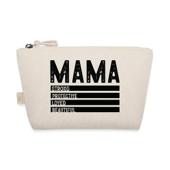 Strong Mama Values - Organic Pouch - nature - Front