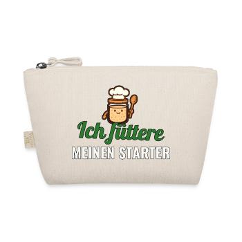 Ich füttere meinen Starter – T-Shirt für Bäcker - Bio-Täschchen - Natur - Vorne