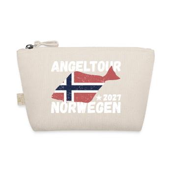 Heilbutt Angeltour Norwegen 2027 - Bio-Täschchen - Natur - Vorne