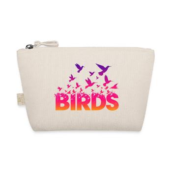 Vögel  - Bio-Täschchen - Natur - Vorne