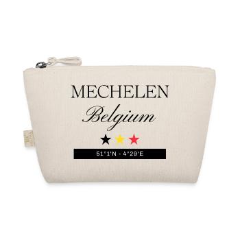Mechelen Belgien Souvenir – Reise minimalistisch - Bio-Täschchen - Natur - Vorne