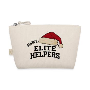 Santa Elite Helpers - Bio-Täschchen - Natur - Vorne