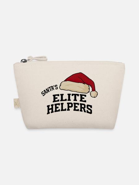 Santa Elite Helpers - Bio-Täschchen - Natur