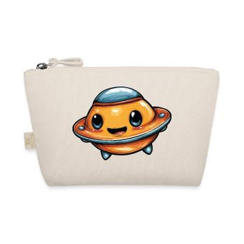 Kawaii UFO  - Bio-Täschchen - Natur - Vorne