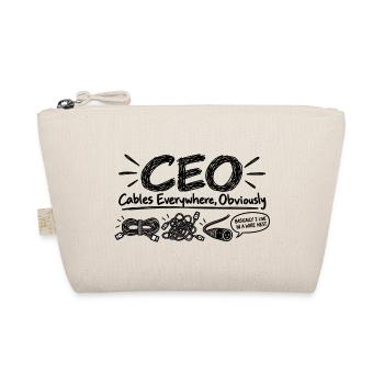 CEO - Cables Everywhere, Obviously - Bio-Täschchen - Natur - Vorne